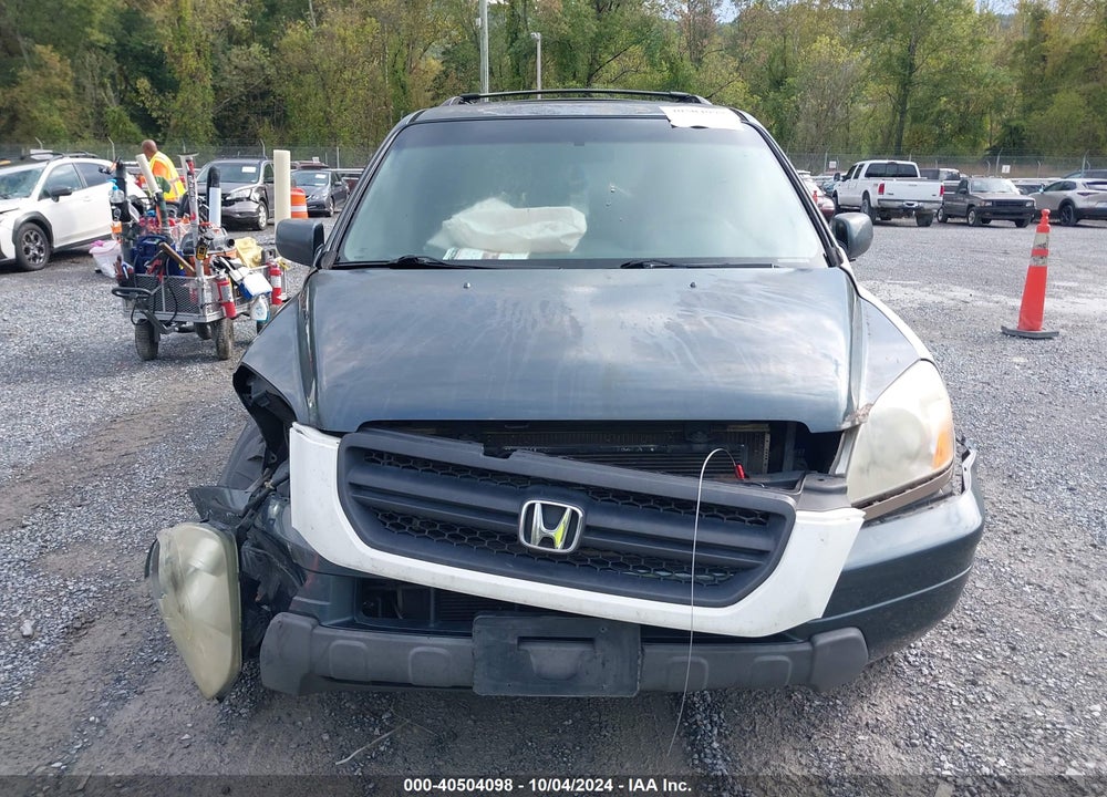 2005 HONDA PILOT EX-L VIN: 5FNYF18625B064968