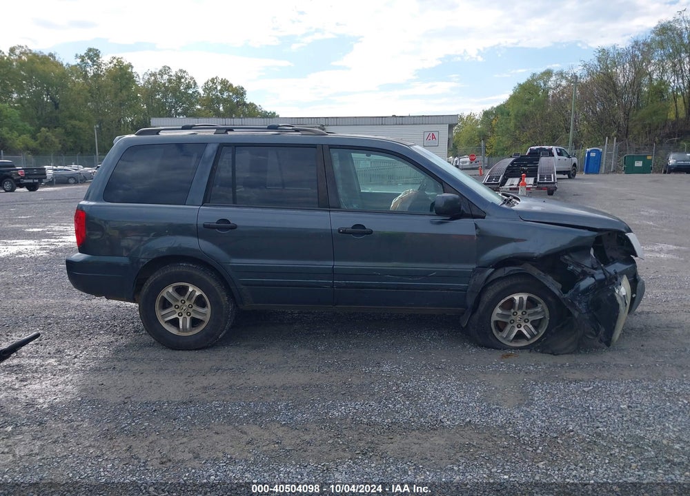 2005 HONDA PILOT EX-L VIN: 5FNYF18625B064968