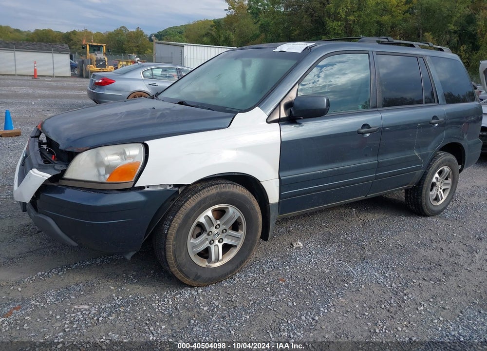 2005 HONDA PILOT EX-L VIN: 5FNYF18625B064968