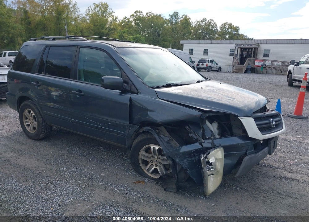 2005 HONDA PILOT EX-L VIN: 5FNYF18625B064968