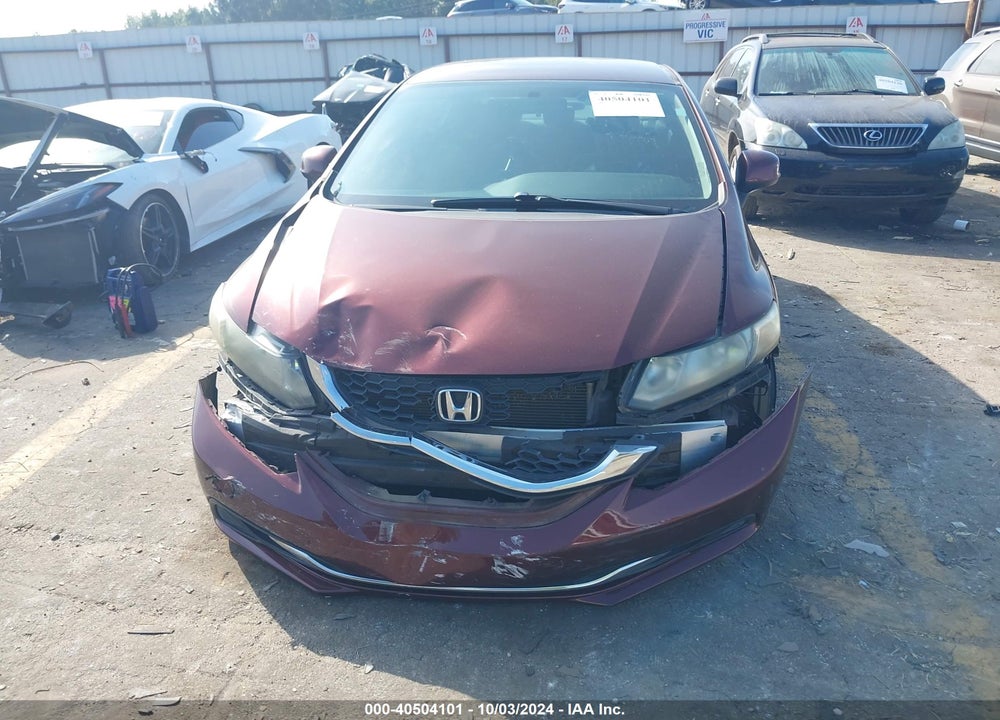 2013 HONDA CIVIC LX VIN: 19XFB2F58DE039712