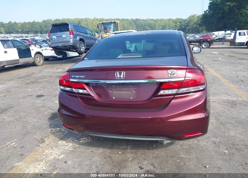 2013 HONDA CIVIC LX VIN: 19XFB2F58DE039712