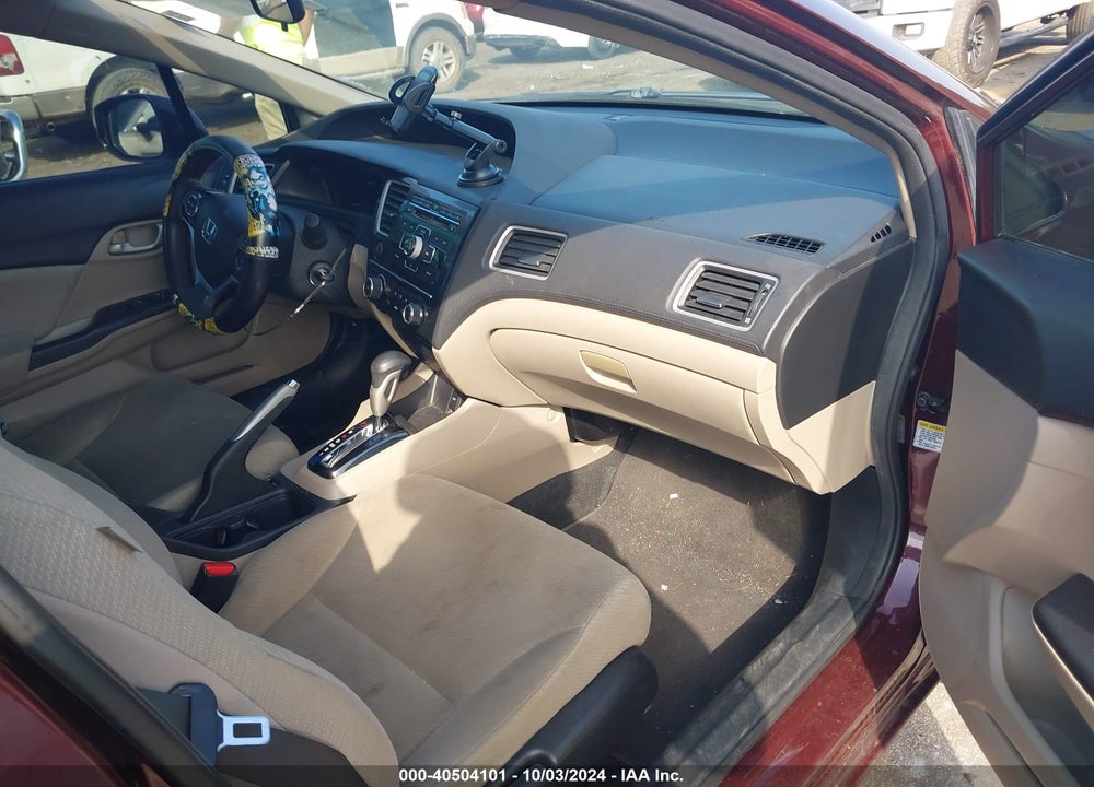 2013 HONDA CIVIC LX VIN: 19XFB2F58DE039712