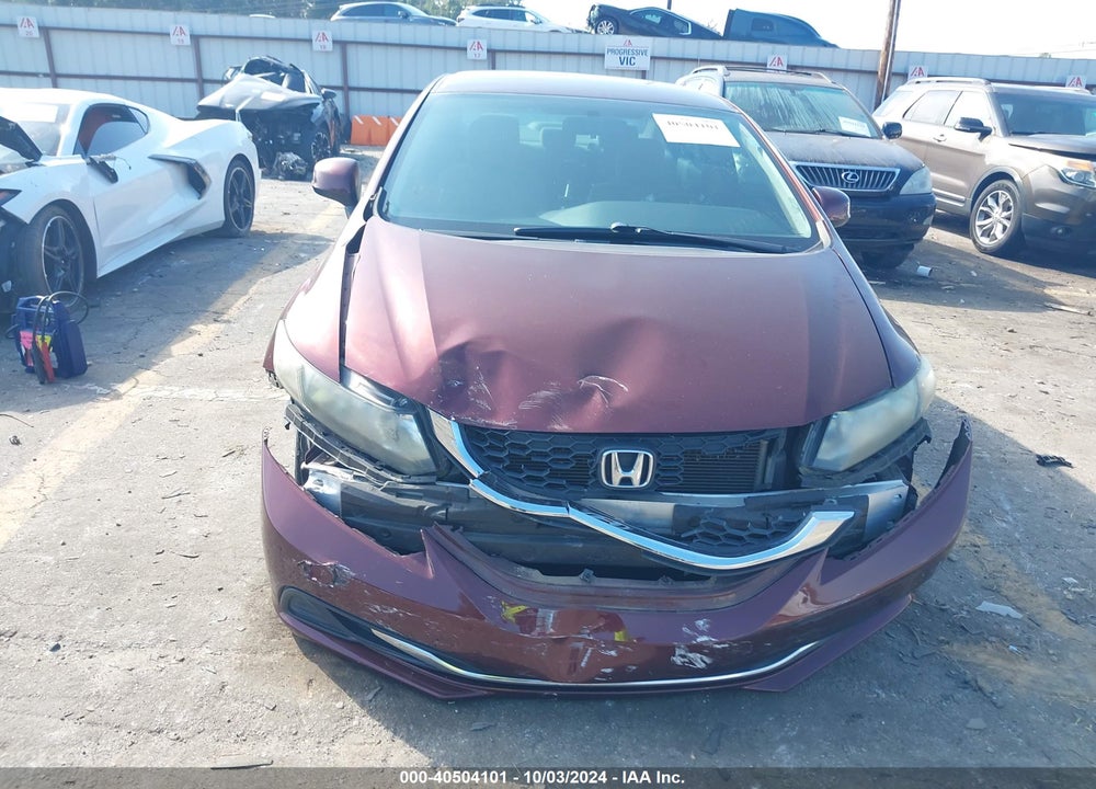 2013 HONDA CIVIC LX VIN: 19XFB2F58DE039712