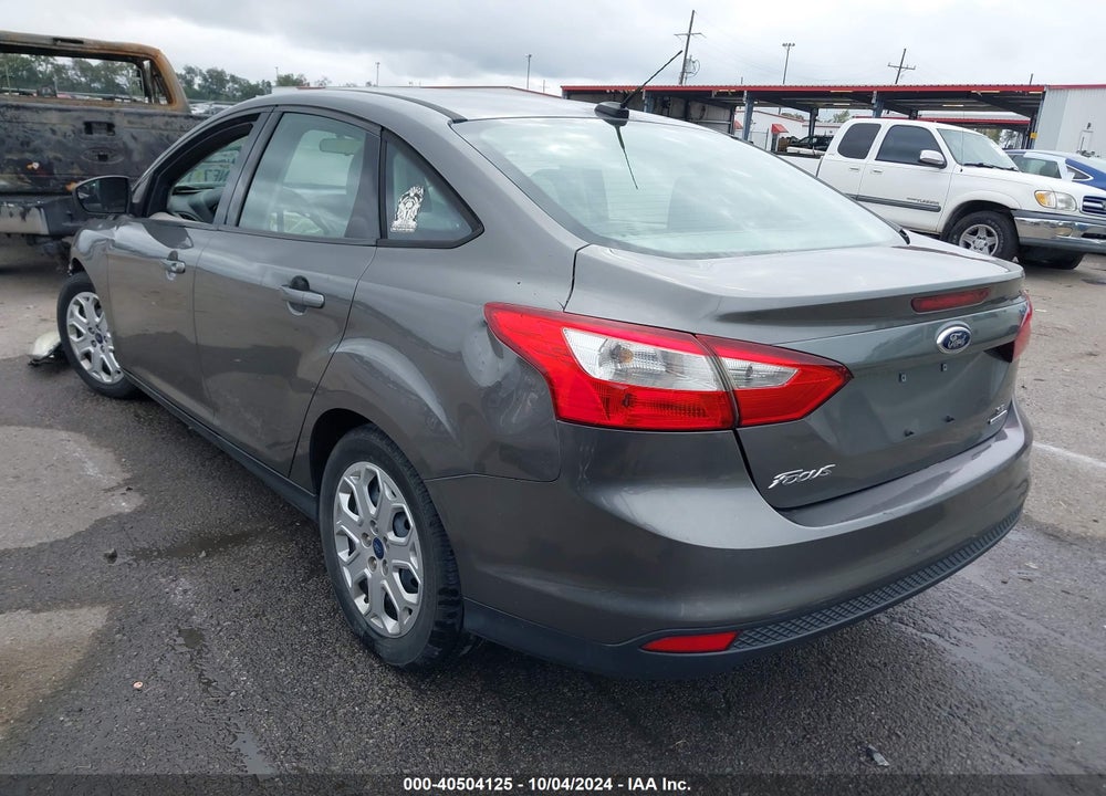 2012 FORD FOCUS SE VIN: 1FAHP3F26CL433291