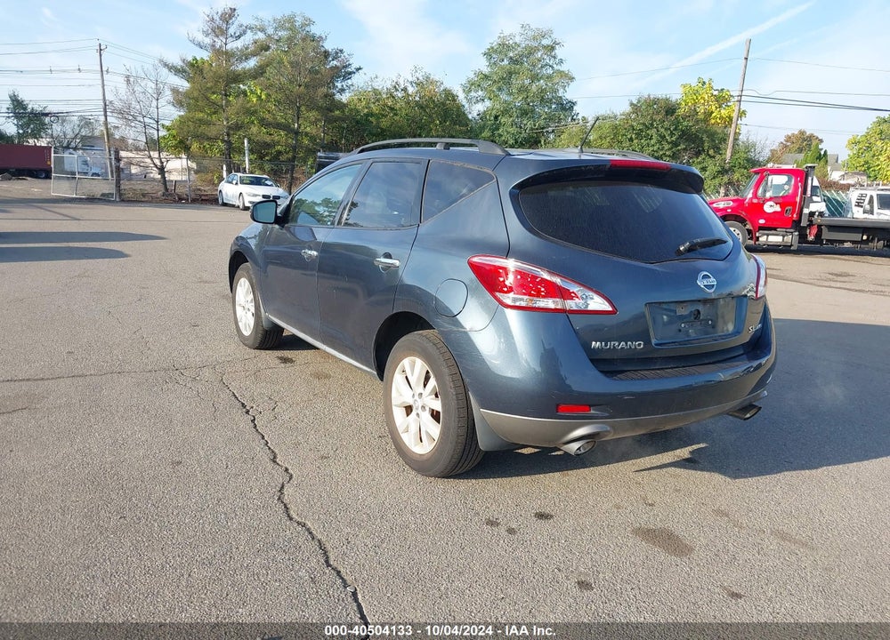 2012 NISSAN MURANO SL VIN: JN8AZ1MW1CW220686