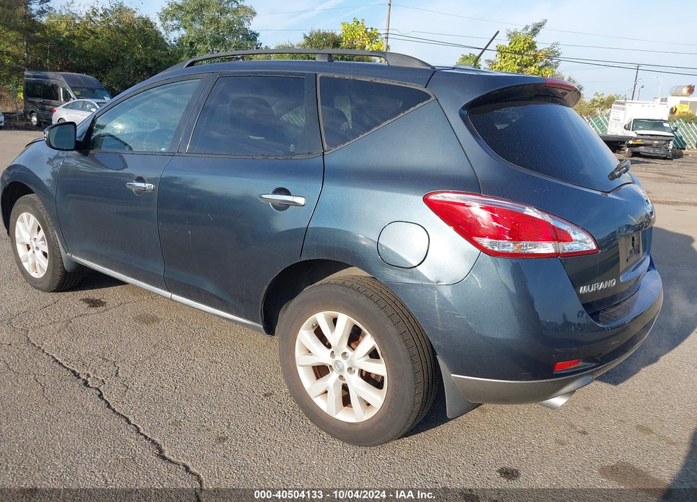 2012 NISSAN MURANO SL VIN: JN8AZ1MW1CW220686