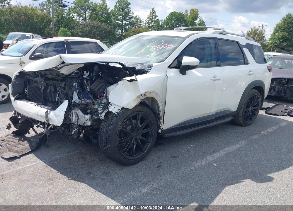 2022 NISSAN PATHFINDER PLATINUM 2WD VIN: 5N1DR3DH8NC235353