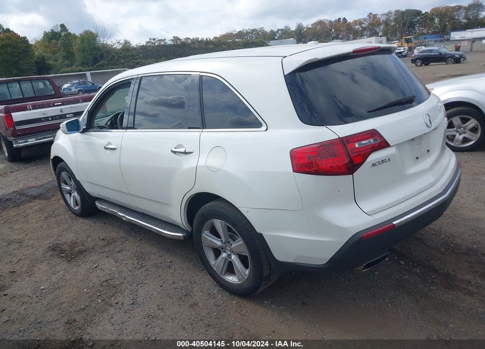 2011 ACURA MDX TECHNOLOGY PACKAGE VIN: 2HNYD2H41BH505340