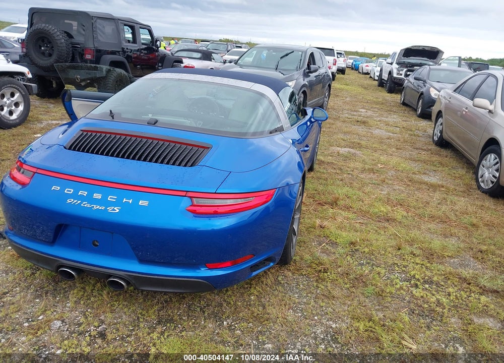 2017 PORSCHE 911 TARGA 4S VIN: WP0BB2A9XHS136552
