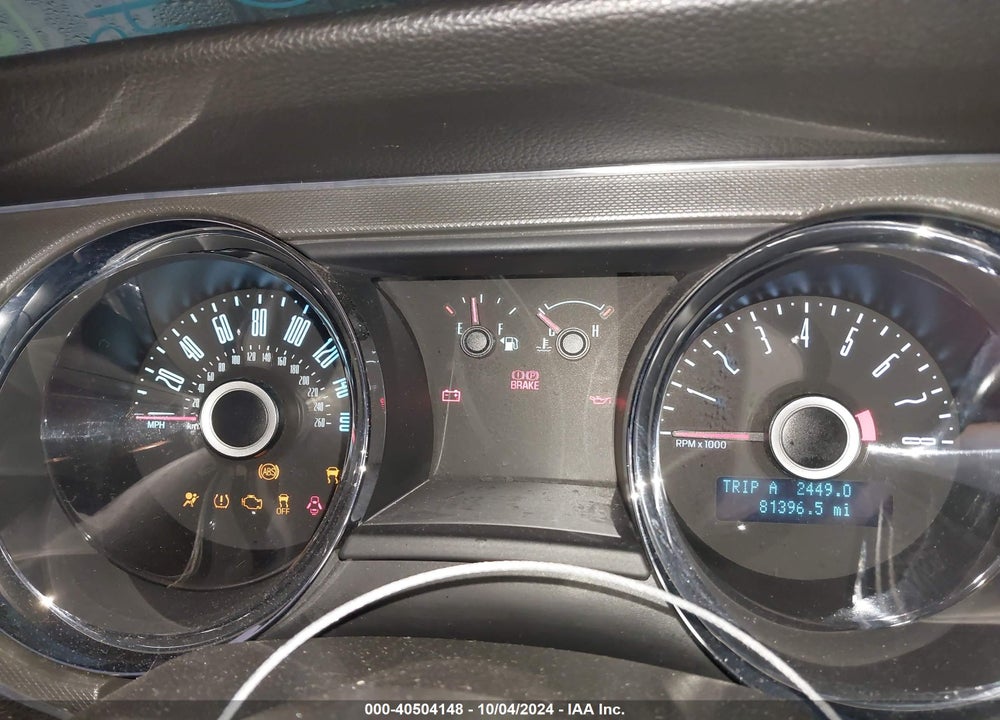 2014 FORD MUSTANG V6 VIN: 1ZVBP8AM0E5326604