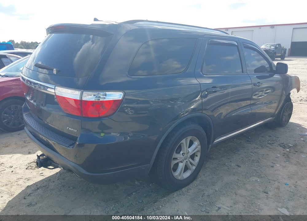 2012 DODGE DURANGO CREW VIN: 1C4RDHDG6CC247317
