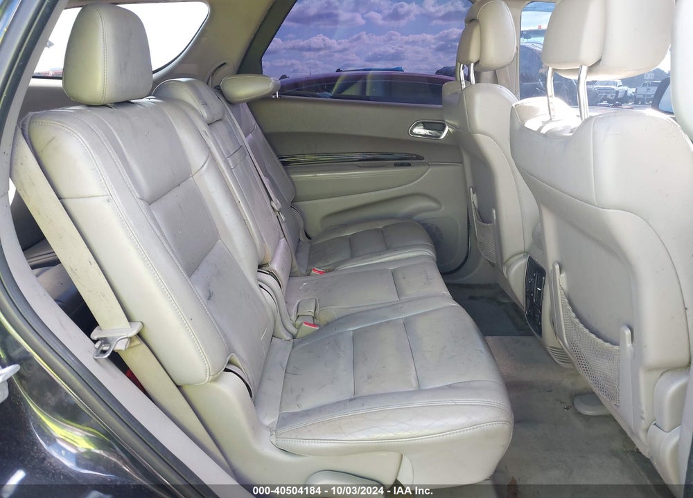 2012 DODGE DURANGO CREW VIN: 1C4RDHDG6CC247317