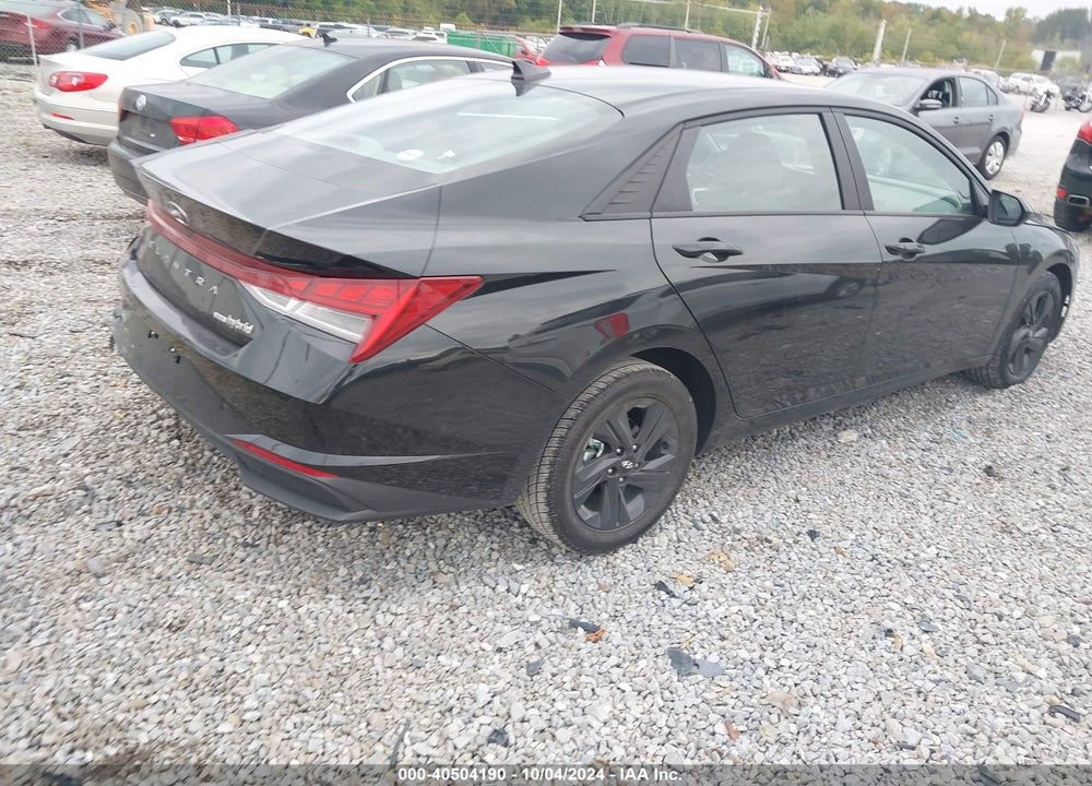 2023 HYUNDAI ELANTRA HYBRID BLUE VIN: KMHLM4AJ6PU081911