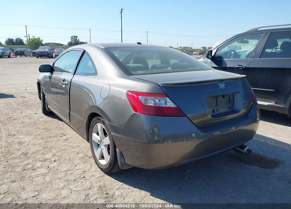2007 HONDA CIVIC EX VIN: 2HGFG12807H518101