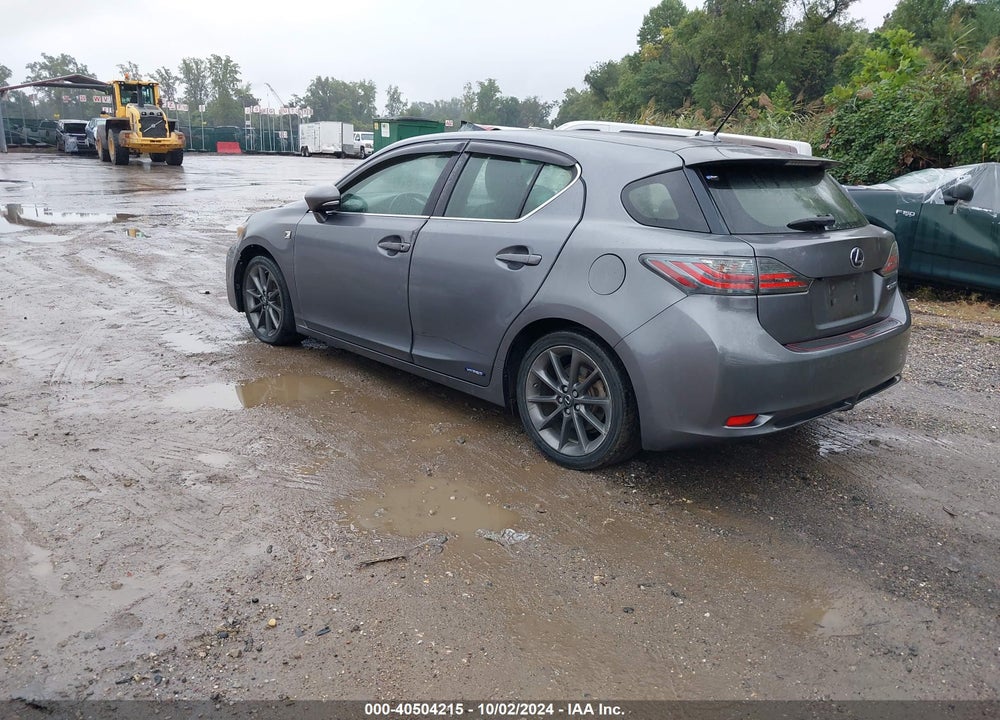2013 LEXUS CT 200H VIN: JTHKD5BH5D2157884
