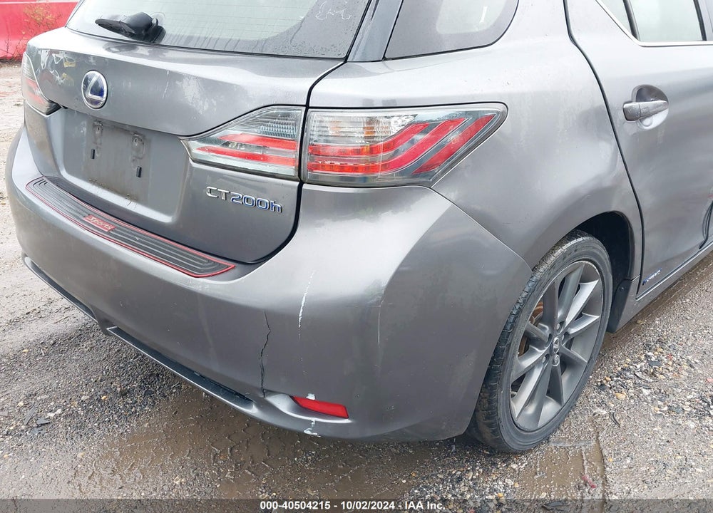2013 LEXUS CT 200H VIN: JTHKD5BH5D2157884