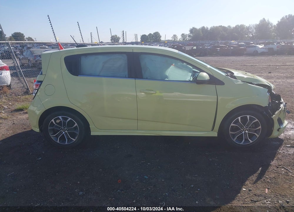 2017 CHEVROLET SONIC LT AUTO VIN: 1G1JD6SH2H4110916