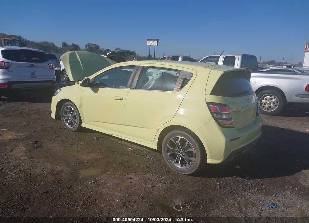 2017 CHEVROLET SONIC LT AUTO VIN: 1G1JD6SH2H4110916