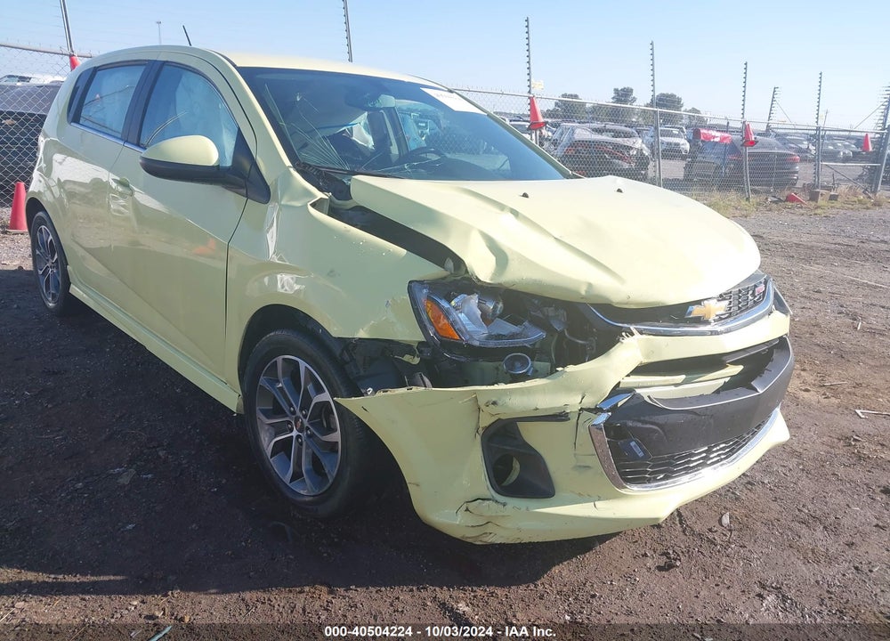 2017 CHEVROLET SONIC LT AUTO VIN: 1G1JD6SH2H4110916