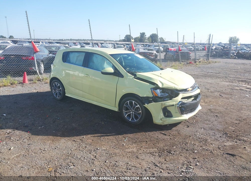 2017 CHEVROLET SONIC LT AUTO VIN: 1G1JD6SH2H4110916