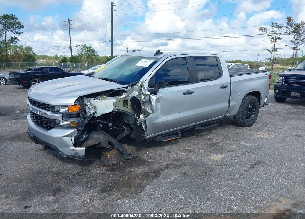 2022 CHEVROLET SILVERADO 1500 LTD 4WD SHORT BED CUSTOM VIN: 3GCPYBEK0NG165112