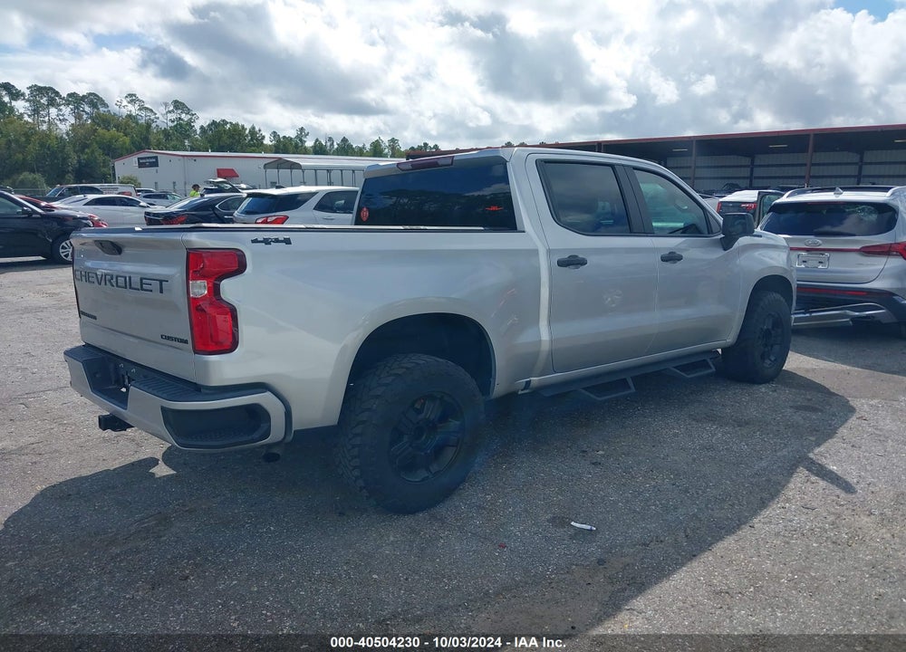 2022 CHEVROLET SILVERADO 1500 LTD 4WD SHORT BED CUSTOM VIN: 3GCPYBEK0NG165112