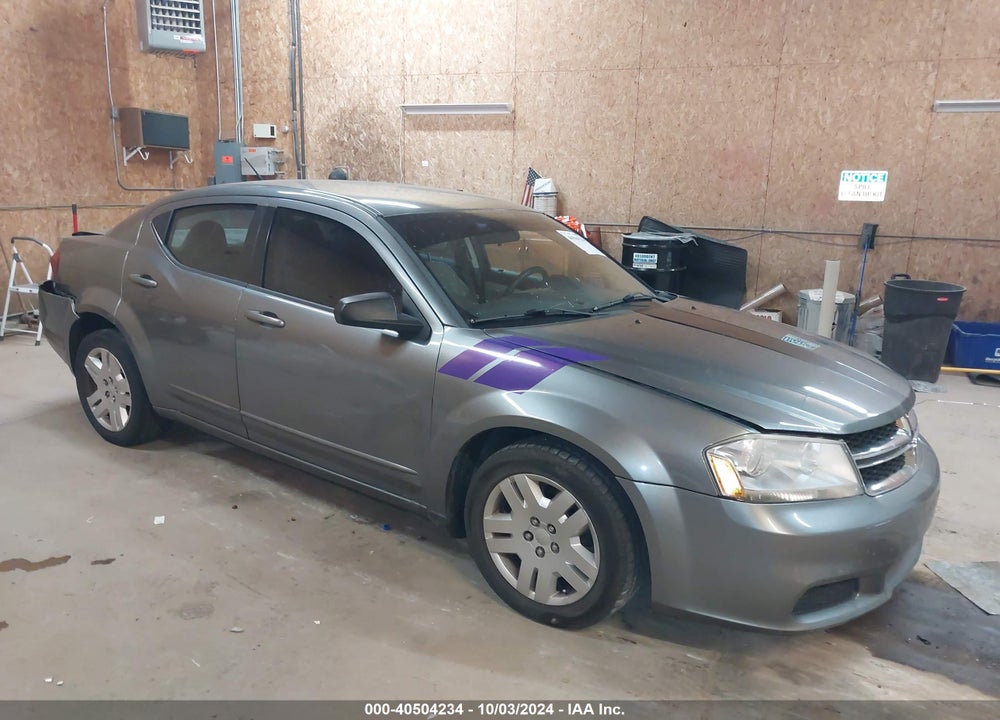 2012 DODGE AVENGER SE VIN: 1C3CDZAB8CN209469