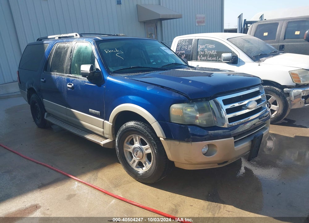 2008 KING FORD EXPEDITION EL EDDIE BAUER/ RANCH VIN: 1FMFK17598LA80755
