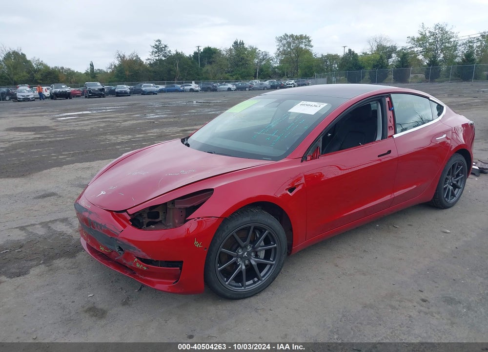 2018 TESLA MODEL 3 LONG RANGE/PERFORMANCE VIN: 5YJ3E1EB0JF054593