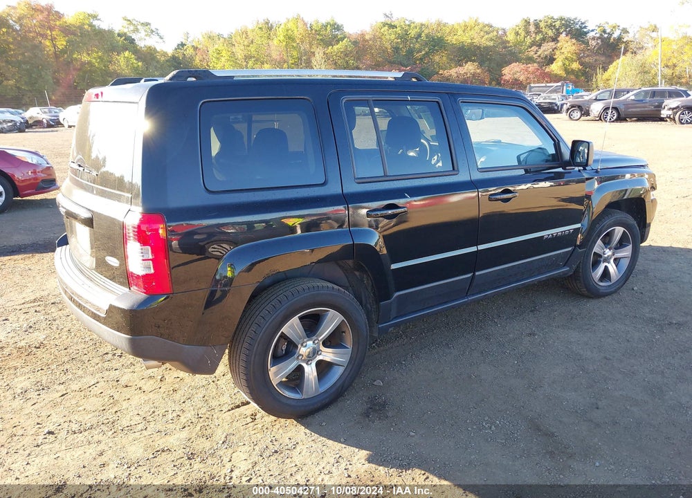 2017 JEEP PATRIOT HIGH ALTITUDE 4X4 VIN: 1C4NJRFB1HD152258