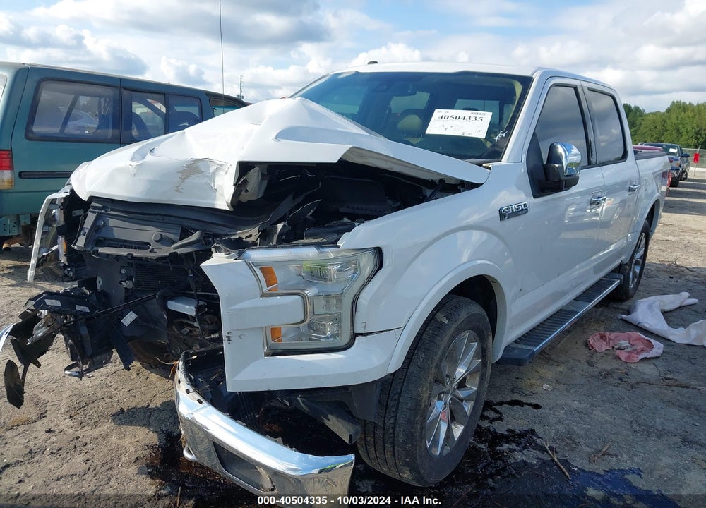 2016 FORD F-150 LARIAT VIN: 1FTEW1EFXGFB75516