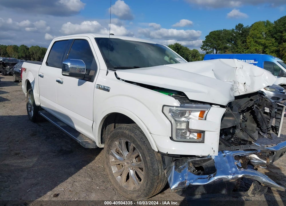 2016 FORD F-150 LARIAT VIN: 1FTEW1EFXGFB75516