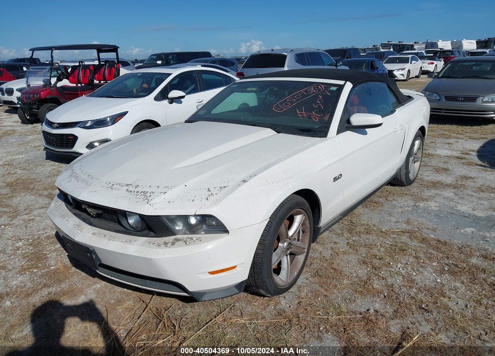 2011 FORD MUSTANG GT PREMIUM VIN: 1ZVBP8FF3B5148726