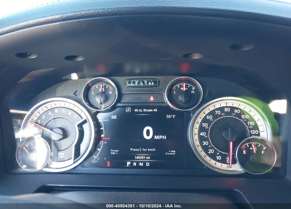 2017 RAM 1500 NIGHT 4X2 5'7 BOX VIN: 1C6RR6MT6HS751986