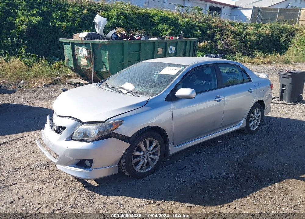 2010 TOYOTA COROLLA S VIN: 2T1BU4EE0AC449792