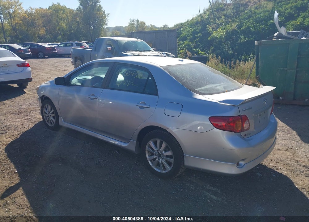 2010 TOYOTA COROLLA S VIN: 2T1BU4EE0AC449792