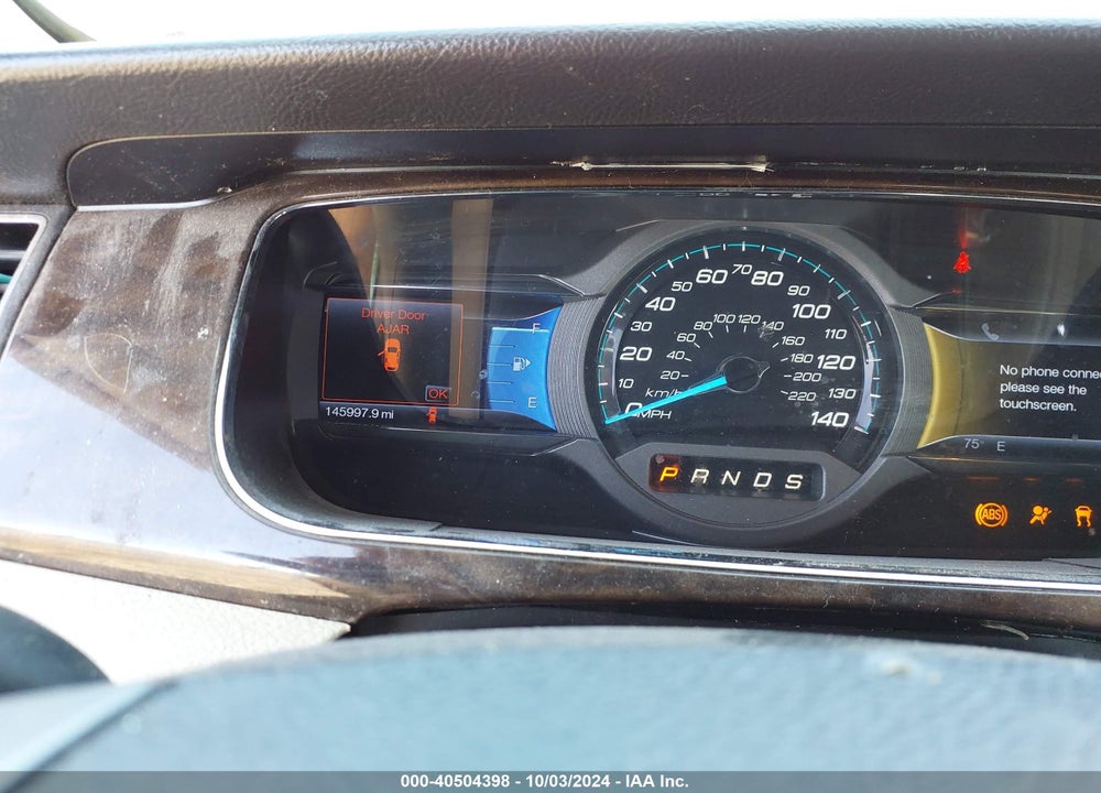 2013 FORD TAURUS LIMITED VIN: 1FAHP2F90DG104202