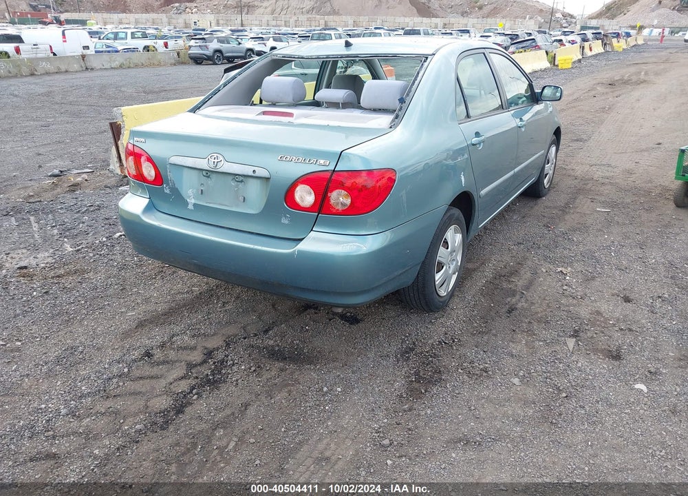 2005 TOYOTA COROLLA LE VIN: 2T1BR32E95C502852