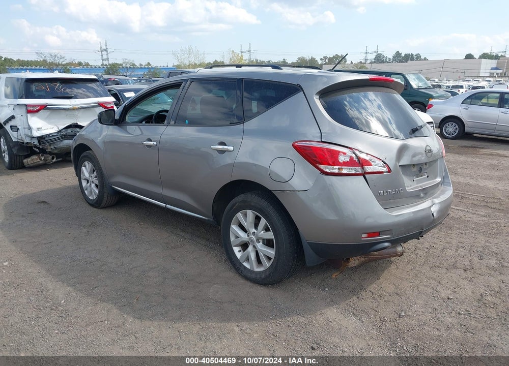 2011 NISSAN MURANO S VIN: JN8AZ1MWXBW183233
