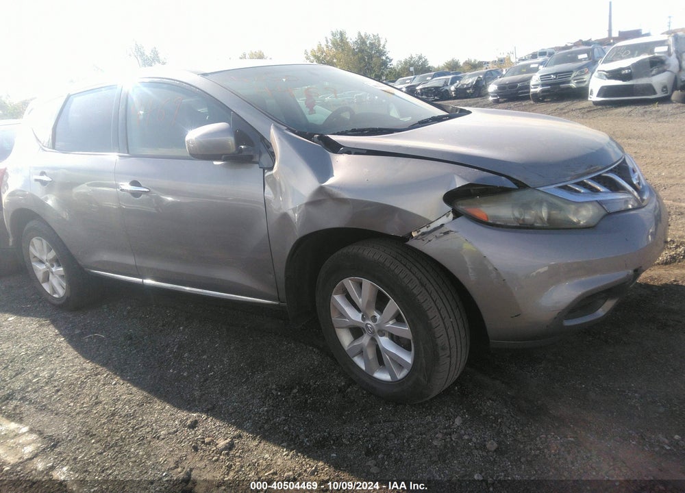 2011 NISSAN MURANO S VIN: JN8AZ1MWXBW183233