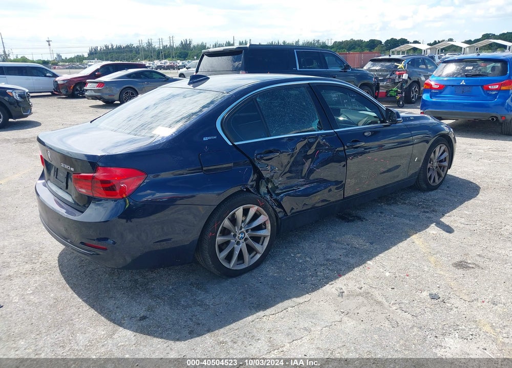 2017 BMW 330E IPERFORMANCE VIN: WBA8E1C30HA029730