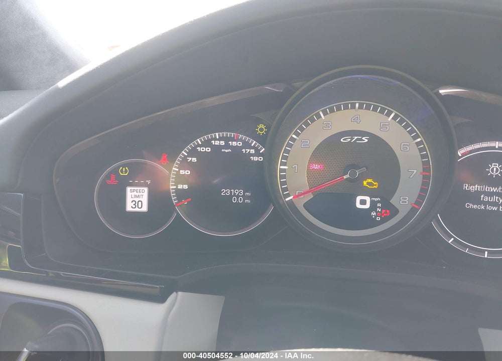 2023 PORSCHE CAYENNE COUPE GTS VIN: WP1BG2AY8PDA32619