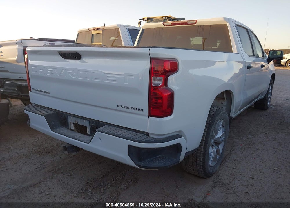 2022 CHEVROLET SILVERADO 1500 2WD SHORT BED CUSTOM VIN: 1GCPABEK9NZ570499