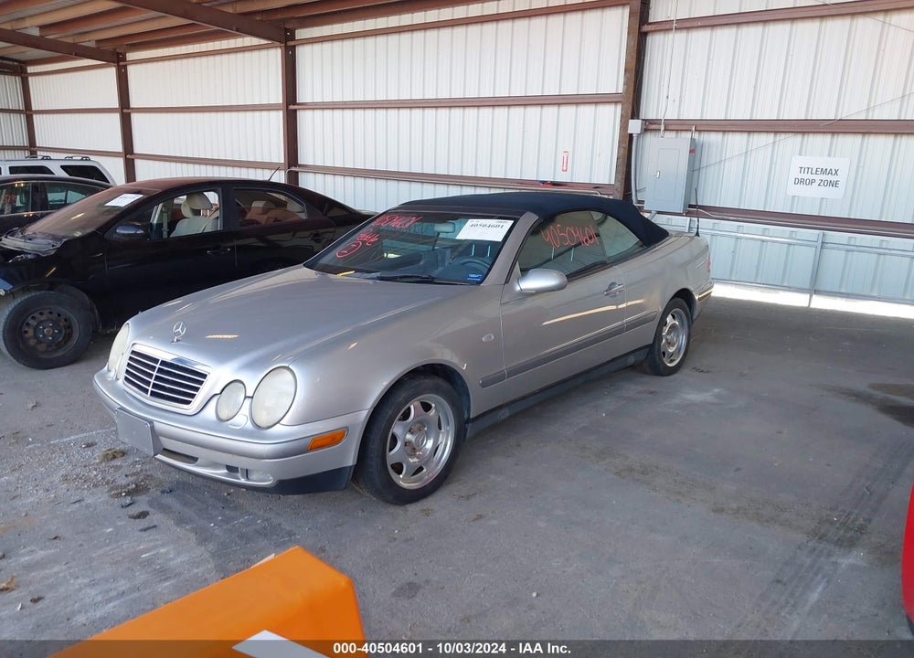 1999 MERCEDES-BENZ CLK 320 VIN: WDBLK65G2XT020404