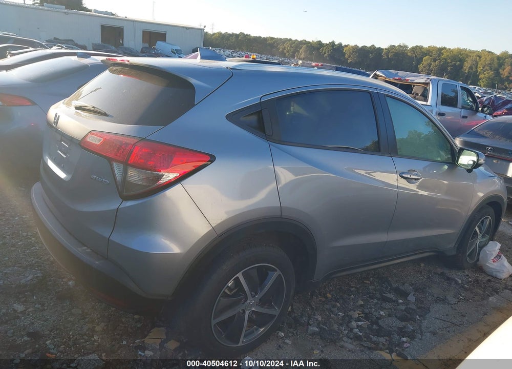 2022 HONDA HR-V AWD EX VIN: 3CZRU6H52NM762551