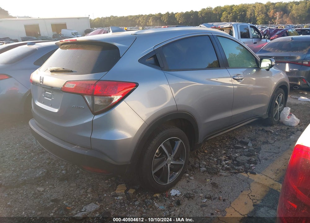 2022 HONDA HR-V AWD EX VIN: 3CZRU6H52NM762551