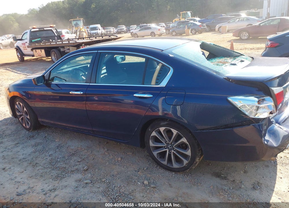 2014 HONDA ACCORD SPORT VIN: 1HGCR2F53EA278668