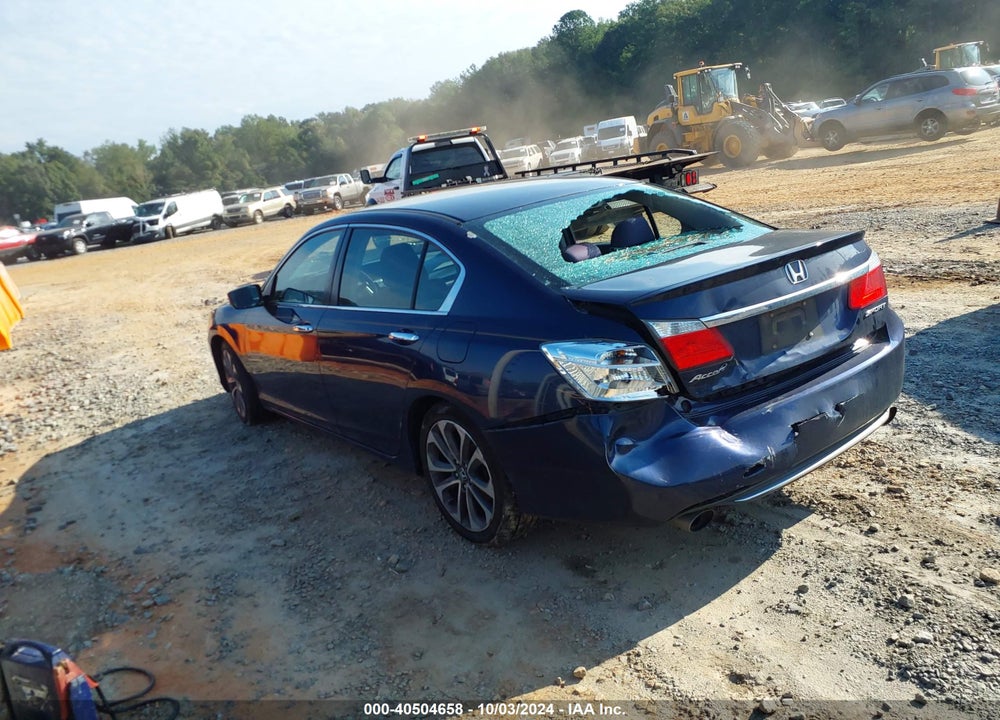 2014 HONDA ACCORD SPORT VIN: 1HGCR2F53EA278668