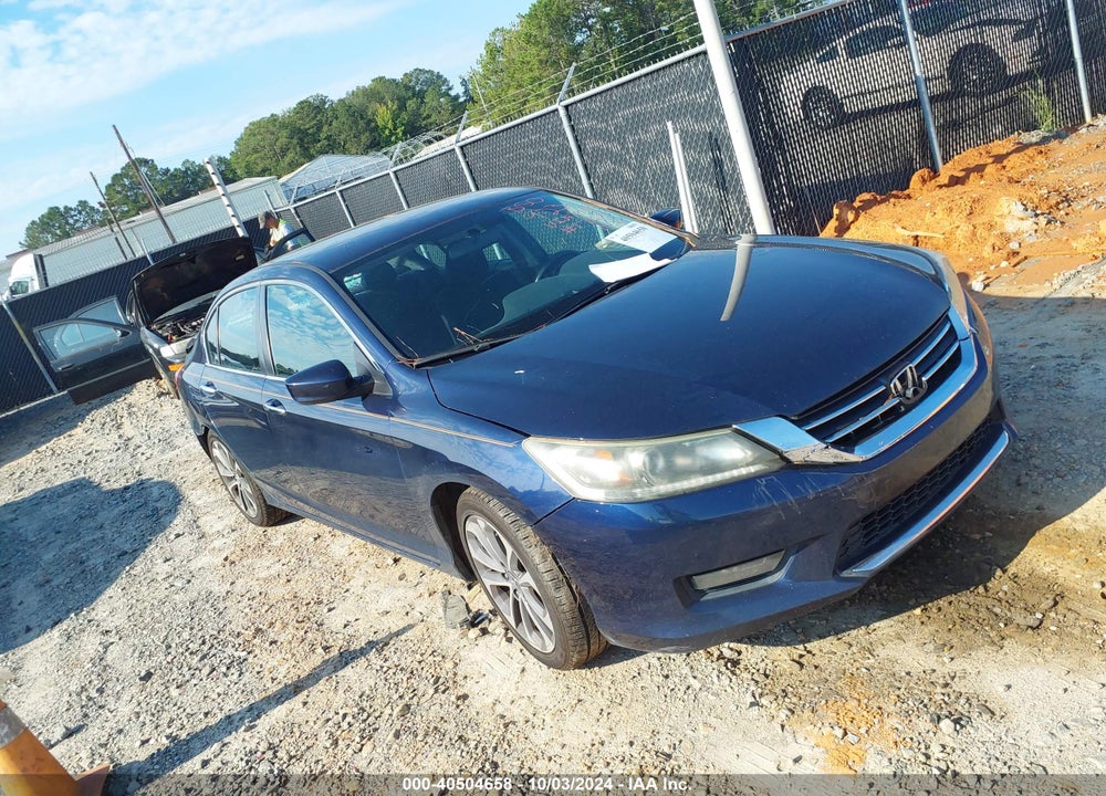 2014 HONDA ACCORD SPORT VIN: 1HGCR2F53EA278668